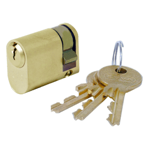 EVVA A5 OHZ Oval Half Cylinder KA A67670 - 41mm (32-9) PB