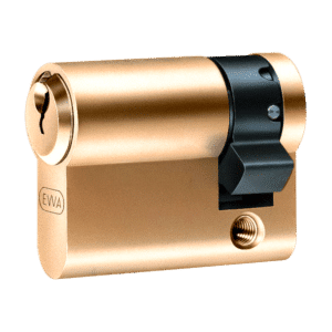 EVVA A5 HZ Euro Half Cylinder With Adjustable Cam KA A67670 - 41mm (32-9) PB