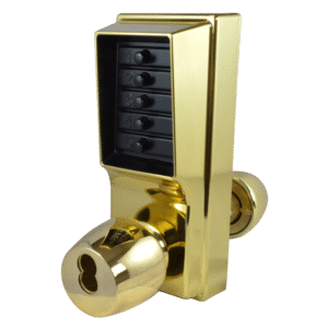 DORMAKABA Simplex 1000 Series 1021B Knob Operated Digital Lock With Key Override - PB No Cylinder 1021B-03