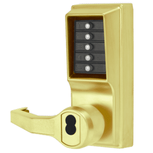 DORMAKABA Simplex L1000 Series L1021B Digital Lock Lever Operated - PB LH No Cylinder LR1021B-03