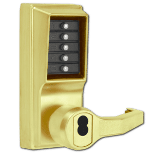 DORMAKABA Simplex L1000 Series L1021B Digital Lock Lever Operated - PB RH No Cylinder LR1021B-03