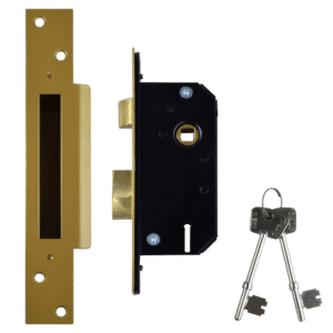 WILLENHALL LOCKS M3 5 Lever Sashlock - 50mm PB KA Boxed