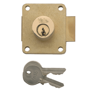 YALE 076 Cylinder Straight Cupboard Lock - 22mm SC KD Bagged