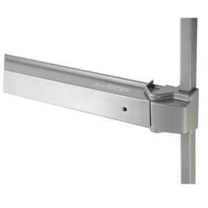 EXIDOR 402 Touch Bar Panic Bolt - Silver Enamelled