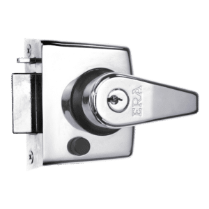 ERA 183 & 193 Deadlocking Nightlatch - 40mm PC With Chrome Cylinder Boxed