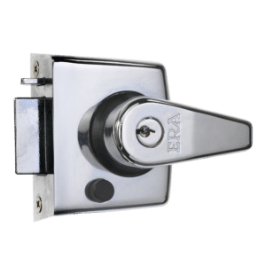 ERA 183 & 193 Deadlocking Nightlatch - 40mm SC With Satin Silver Cylinder Boxed