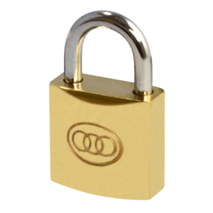 Tricircle 26 Series Brass Open Shackle Padlocks - 20mm KD Boxed