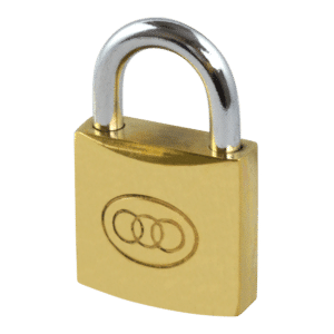 Tricircle 26 Series Brass Open Shackle Padlocks - 32mm KD Boxed