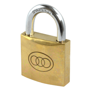 Tricircle 26 Series Brass Open Shackle Padlocks - 38mm KD Boxed