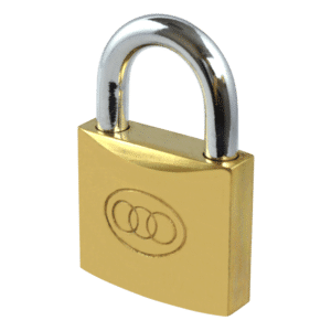 Tricircle 26 Series Brass Open Shackle Padlocks - 63mm KD Boxed