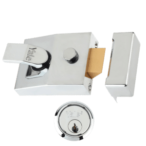 YALE 85 & 89 Deadlocking Nightlatch - 60mm Chrome CH Cyl Boxed