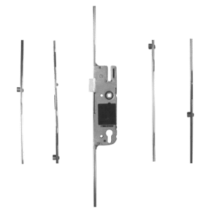 GU Lever Operated Latch & Deadbolt - 4 Roller - 35/92