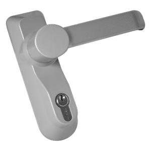 BRITON 1413ELE Lever Operated Outside Access Device - Silver (SES)