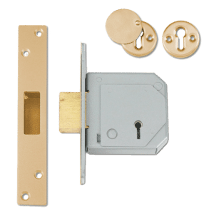 UNION C-Series 3G114E BS 5 Lever Deadlock - 67mm PB KA Boxed