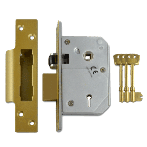 UNION C-Series 3K74E BS 5 Lever Sashlock - 67mm PB KA Boxed