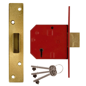 UNION 2134E BS 5 Lever Deadlock - 80mm PL KD Visi