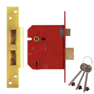 UNION 2234E BS 5 Lever Sashlock - 80mm PL KD Visi