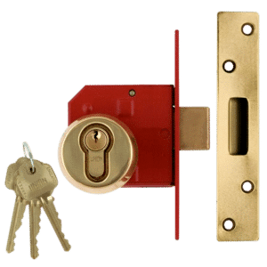 UNION 212441E Euro Deadlock - 75mm PL KD Boxed