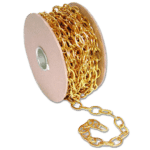 ENGLISH CHAIN 331 Brass Oval Chain - 16mm PB