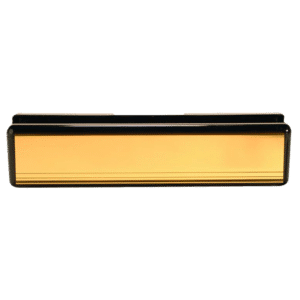 WELSEAL UPVC Letter Box 305mm Wide - Gold