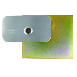 ARMAPLATE Nissan Interstar Lock Protector Plate - Offside Front