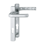 HOPPE London UPVC Lever Door Furniture 113P/366M - 92mm Centres Silver