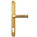 HOPPE London UPVC Lever / Moveable Pad Door Furniture 76G/3831N/113 - 92mm/62mm Centres Gold