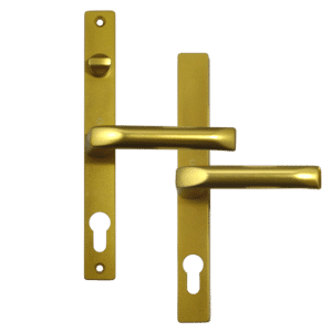 HOPPE UPVC Lever Door Furniture To Suit Fullex c/w Snib - 68mm Centres Gold