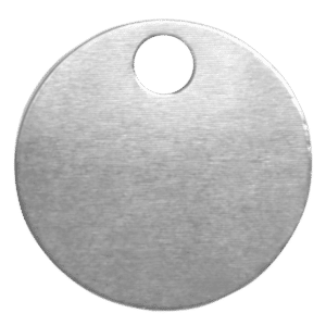 KEYS OF STEEL Pet Tag Discs - NP 25mm
