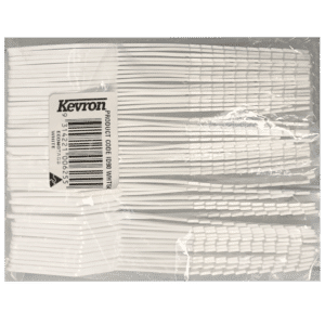 KEVRON ID90WHT Auto Dealer Tags - 50 Tags