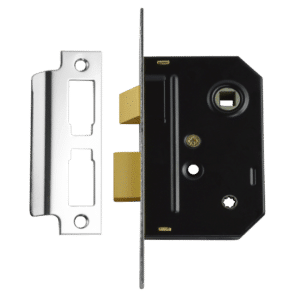 UNION 2294 Mortice Bathroom Lock - 64mm CP Visi