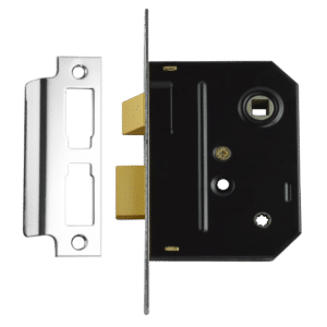 UNION 2294 Mortice Bathroom Lock - 75mm CP Visi
