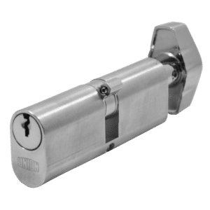 UNION 2X13 Oval Key & Turn Cylinder - 85mm 42.5/T42.5 (37.5/10/T37.5) KD SC