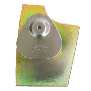 ARMAPLATE AP034 & AP035 Fiesta & Courier Lock Protector Plate - Offside Drivers Door