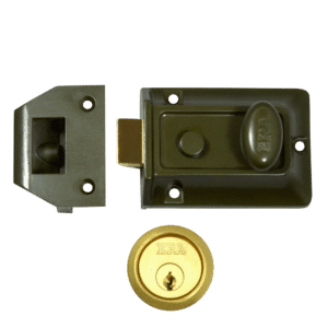 ERA 133 Non-Deadlocking Nightlatch - 60mm GRN Case - PB Cyl Boxed