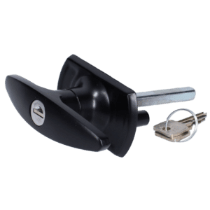L&F 1616 Garage Door Lock - BLK
