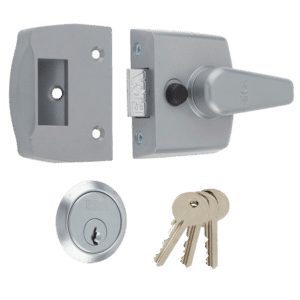 ERA 1430 Non-Deadlocking Nightlatch - 40mm Grey Case - SC Cyl Boxed