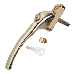 HOPPE UPVC Espag Handle Cranked - RH - Gold