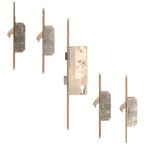 WINKHAUS Cobra Lever Operated Latch & Deadbolt Split Spindle - 4 Hook - 45/92
