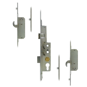 AVOCET Lever Operated Latch & Deadbolt Twin Spindle - 2 Hook 4 Roller - 35/92-62