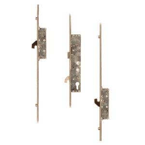 SAFEWARE Lever Operated Latch & Hookbolt Twin Spindle - 2 Hook 4 Roller - 35/92-62