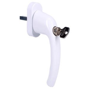 HOPPE UPVC Espag Handle Inline - Tilt & Turn - White