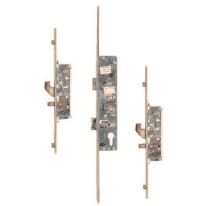 LOCKMASTER Lever Operated Latch & Deadbolt Single Spindle - 2 Hook 2 Anti-Lift 4 Roller - 35/92