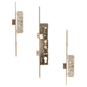 LOCKMASTER Lever Operated Latch & Deadbolt Single Spindle - 2 Dead Bolt - 35/92