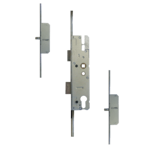 KFV Lever Operated Latch & Deadbolt Long Version - 2 Round Bolt - 35/92- 16mm Faceplate