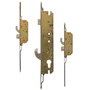 MILLENCO Lever Operated Latch & Hookbolt Twin Spindle - 2 Hook 2 Dead Bolt - 35/117-85