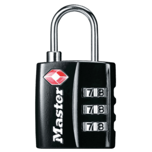 MASTER LOCK 4680 TSA Combination Luggage Padlock - BLK Visi