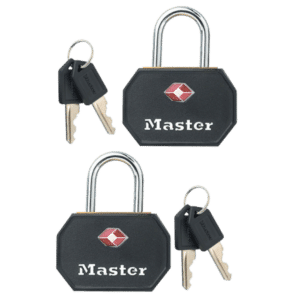 MASTER LOCK 4681 KA Pair Of TSA Luggage Locks - 32mm KA Visi