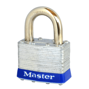 MASTER LOCK Open Shackle Unassembled Laminated Padlock - 1UP Standard Shackle