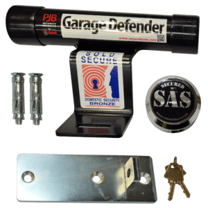 PJB 301 Garage Defender - Black With Padlock